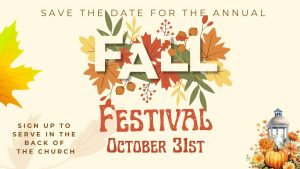 cream minimalist fall festival flyer (presentation)